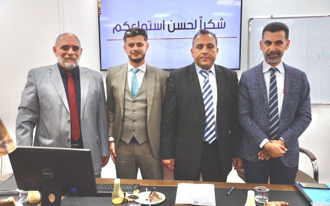 لقاء مع عضو هيأة التدريس أ. خالد اسباقة