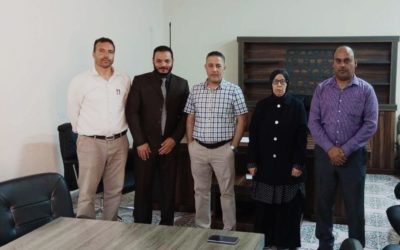 تسليم واستلام لمهام رئاسة قسم إدارة الأعمال وقسم خدمة المجتمع وتنمية البيئة بكلية الاقتصاد
