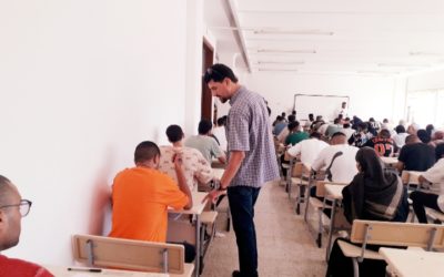 زيارة المسجل العام لجامعة بنغازي الأستاذ أحمد الحبتي الي كلية الاقتصاد: