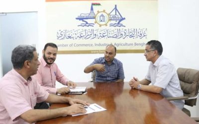 تعاون مشترك بين كلية الاقتصاد وغرفة التجارة والصناعة والزراعة ببنغازي