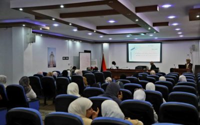 “طلاب  قسم التمويل والمصارف يناقشون مقترحات رسائل الماجستير