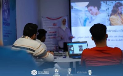 فريق الجونير انتربرايز التابعة لحاضنة أعمال جامعة بنغازي يختتم التدريب الخاص بقسم التسويق