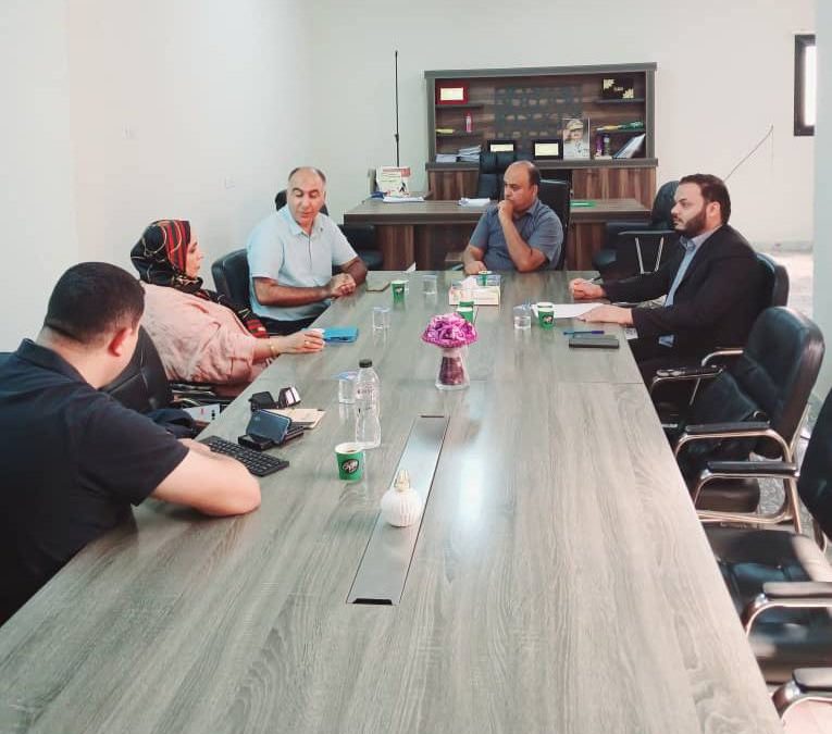 عميد كلية الاقتصاد يجتمع مع رئيس مجلس إدارة شركة إعمار ليبيا للتدريب والاستشارات