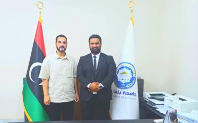 تســـليم واستـــلام مــهــام مــدير مكــتب المعـــلومات والتــوثيق بــكلية الاقتصاد.