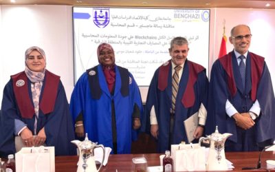 باحثة بقسم المحاسبة بكلية الاقتصاد بجامعة بنغازي تناقش أثر تقنية سلاسل الكتل في جودة المعلومات المحاسبية
